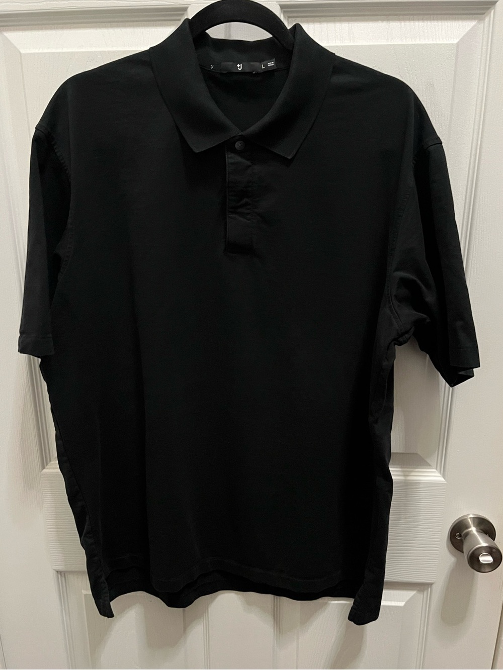 Jil Sander x Uniqlo Black Short-Sleeve Polo
